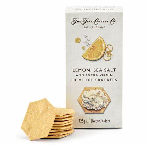 The Fine Cheese – 檸檬、海鹽和特級初榨橄欖油餅乾 125g